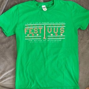 Seinfeld Green Festivus Brooklyn Cyclones Holiday T-shirt M